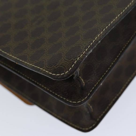 CELINE Macadam Canvas Hand Bag PVC Brown Auth 73012 - Picture 9 of 16